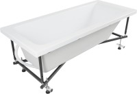 Акриловая ванна Aquanet Bright 267835 170x70 см, пристенная, белая, с каркасом