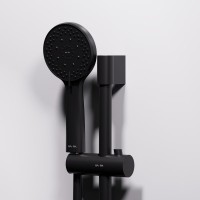 Душевая кабина AM.PM X-Joy W94C-401-100BT 100х100 см, низкий поддон, матовый черный