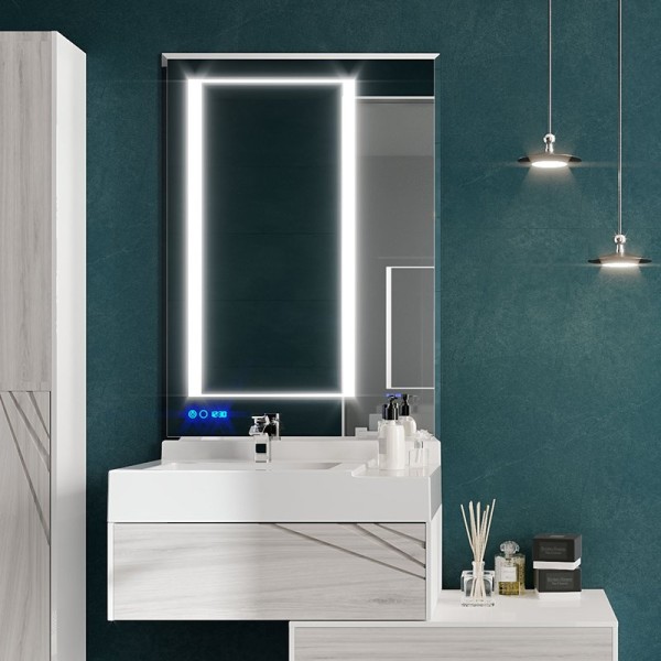 Мебель для ванной комнаты AQUATON Сакура 80 L, ольха наварра, белая