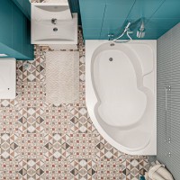 Акриловая ванна 1MarKa Diana L 150x90 см, угловая, левая, пристенная, белая, асимметричная, с каркасом