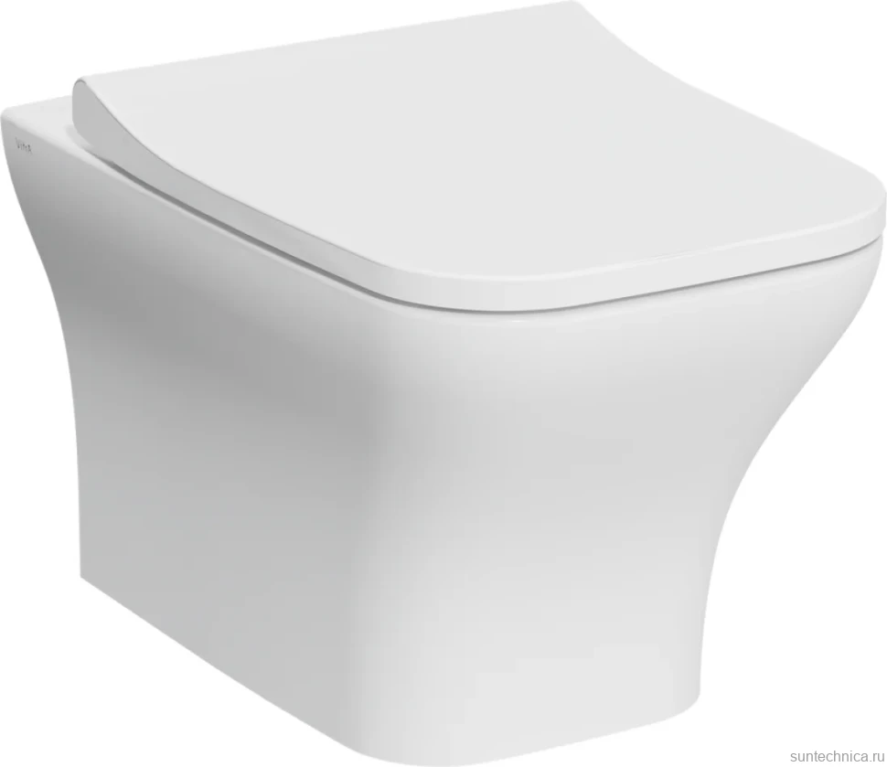 Комплект Унитаз подвесной VitrA Zentrum Square 7484B003-0075 безободковый + Крышка Integra Square 191-003-009 с микролифтом + Инсталляция Grohe Rapid SL 38772001 3 в 1 с кнопкой смыва