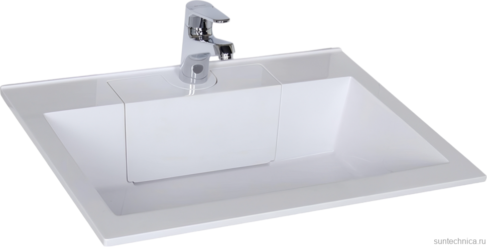 Тумба с раковиной Aquanet Алвита 80 белая