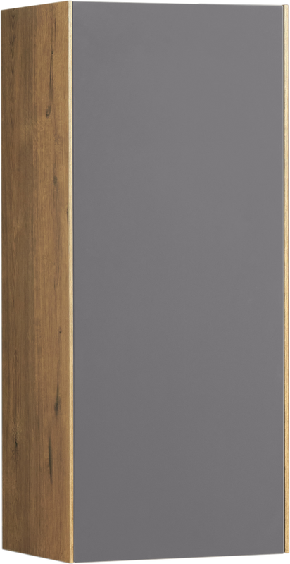 Шкаф AQUATON Сохо 35 дуб веллингтон, графит софт