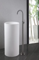 Напольный смеситель для раковины Abber Wasser Kreis AF8141NG С ВНУТРЕННЕЙ ЧАСТЬЮ, никель