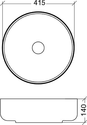 Накладная раковина Armadi Art NeoArt 819-G 42 золотая, круглая, искусственный камень