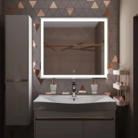 Зеркало Mixline Минио 90 с подсветкой