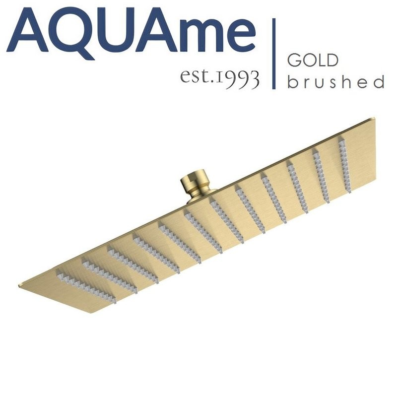 Верхний душ AQUAme Savona с золотым покрытием AQM8607BG