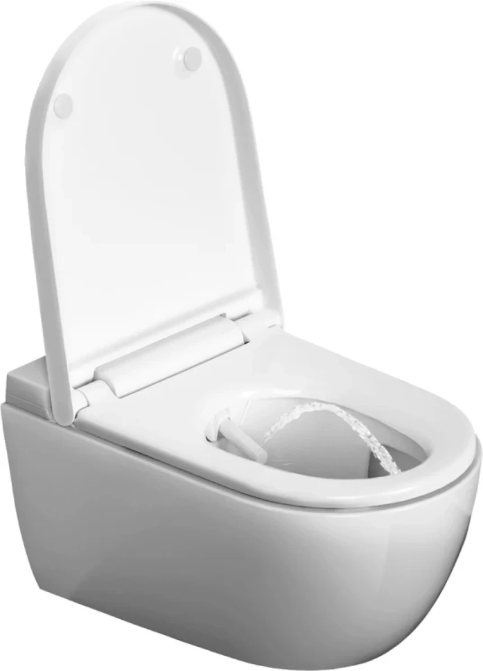 Комплект Умный унитаз Geberit AquaClean Alba безободковый, с биде + Инсталляция Duofix UP 320 111.300.00.5 + Кнопка Sigma 20 115.882.JQ.1 хром матовый, хром глянцевый + Звукоизоляция + Крепления 111.815.00.1 к стене