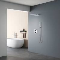 Душевой комплект SantiLine SL-9015 хром, С ВНУТРЕННЕЙ ЧАСТЬЮ