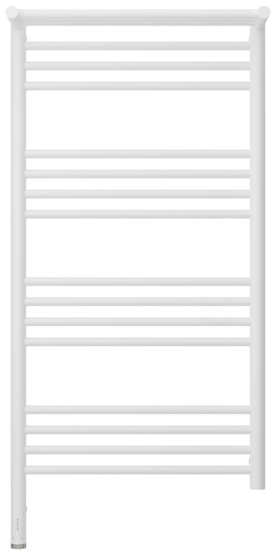 Полотенцесушитель электрический Сунержа Богема 3.1 30-6006-1050 110x55 см, подключение слева, матовый белый, лесенка, с полкой