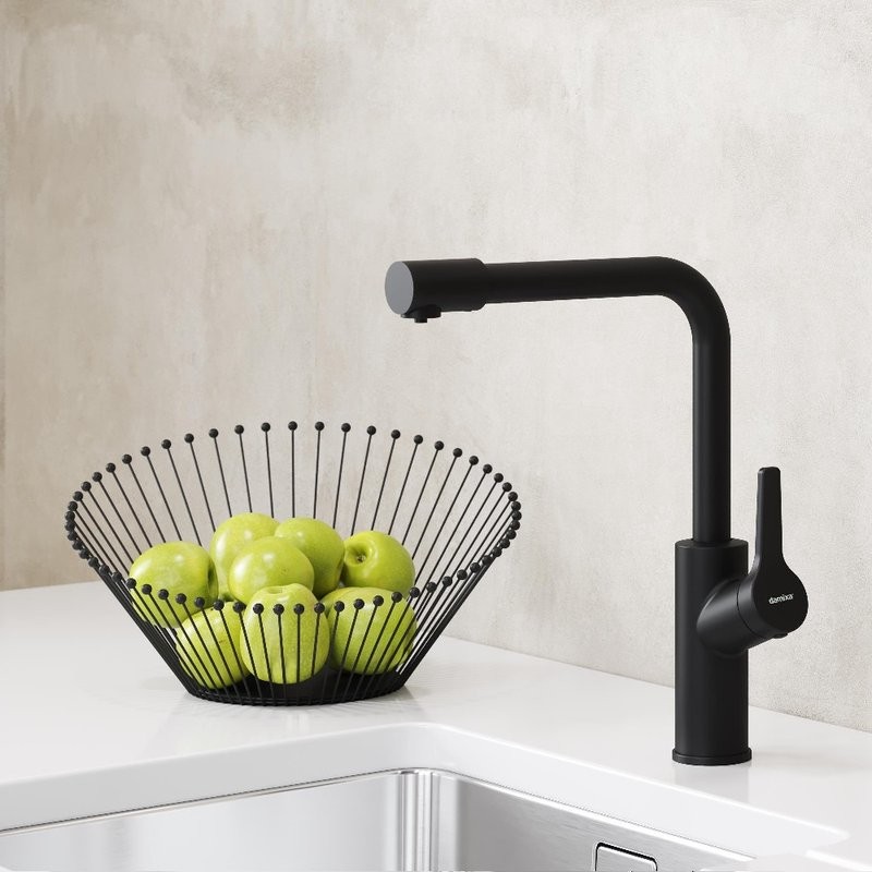 Смеситель для кухни Damixa Merkur 710771300 матовый черный