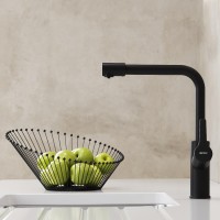 Смеситель для кухни Damixa Merkur 710771300 матовый черный Смеситель для кухни Damixa Merkur 710771300 матовый черный