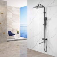 Душевая стойка AQUATEK Ника AQ2840MB черный матовый