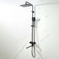 Душевая стойка AQUATEK Ника AQ2840MB черный матовый