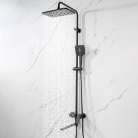 Душевая стойка AQUATEK Ника AQ2840MB черный матовый