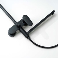 Душевая стойка AQUATEK Ника AQ2840MB черный матовый