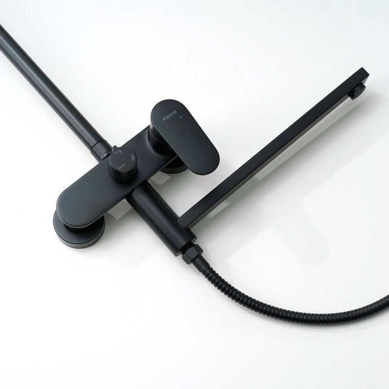 Душевая стойка AQUATEK Ника AQ2840MB черный матовый