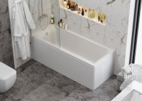 Акриловая ванна Vagnerplast Veronela 150x70 см, пристенная, ультрабелая, на ножках