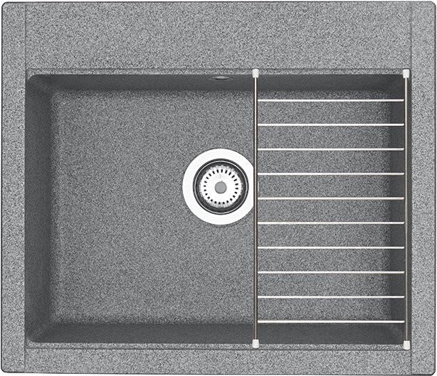 Мойка кухонная AQUATON Делия 60 серая