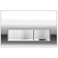 Кнопка смыва для унитаза AZARIO NEW AZ-015 пластик, цвет глянцевый хром