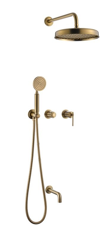 Душевой комплект Boheme Eterna 174-2-BR С ВНУТРЕННЕЙ ЧАСТЬЮ, bronze