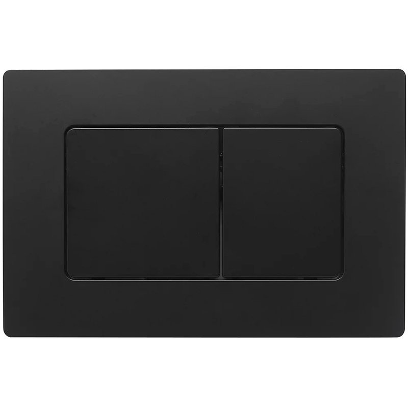 Кнопка смыва для унитаза Veconi Flush V8 пластик, цвет матовый черный