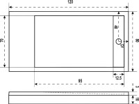 Поддон для душа Good Door Stella 120x80 с сифоном