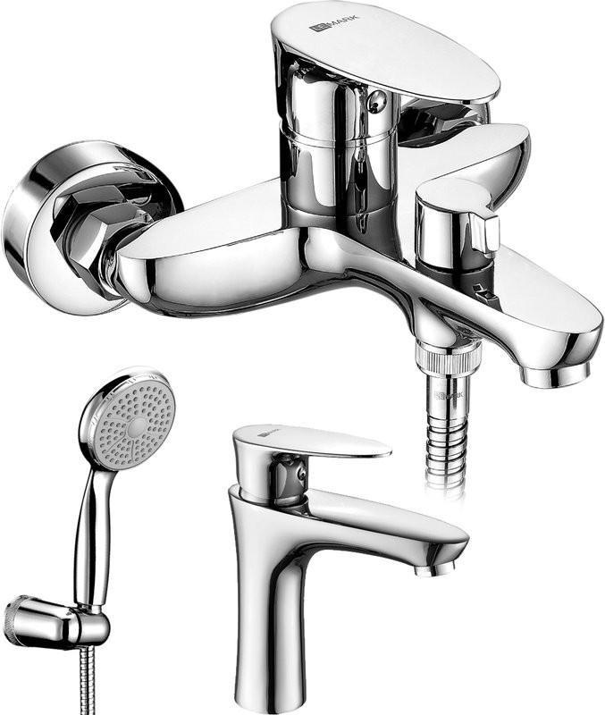 Комплект для ванной Lemark Nero LM0214C + LM0206C