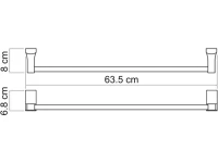 Полотенцедержатель Wasserkraft Exter K-5230 Полотенцедержатель Wasserkraft Exter K-5230