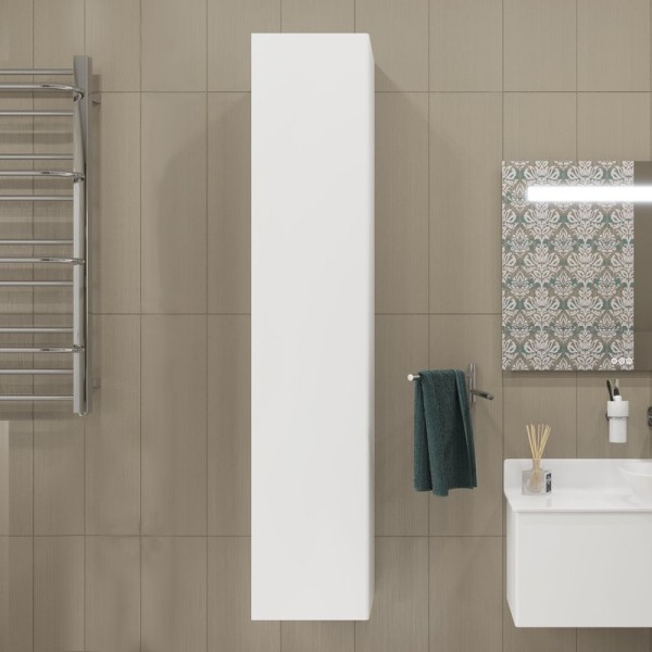 Шкаф пенал для ванной Laufen Ino 4.2545.2.030.170.1 R, белый матовый