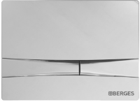 Система инсталляции для унитазов Berges Novum 040253 с кнопкой смыва, хром глянец