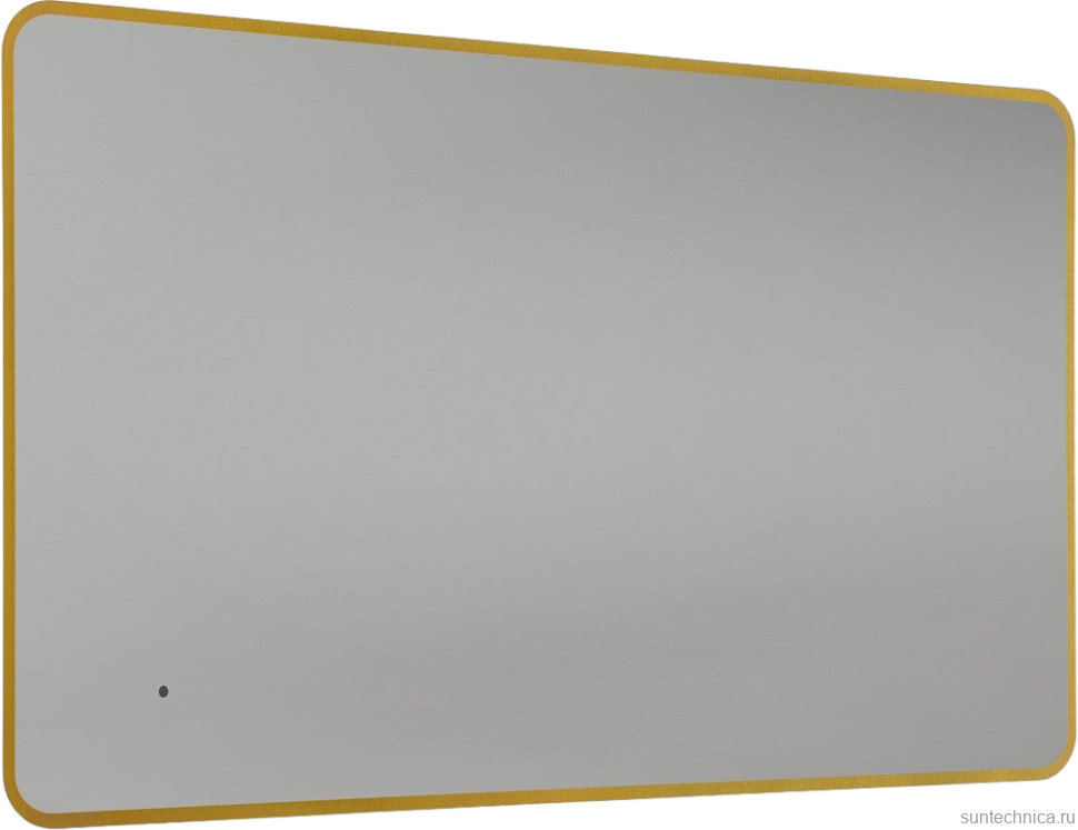 Зеркало Art&Max Siena S 60х100 золото, с LED-подсветкой, 6000К