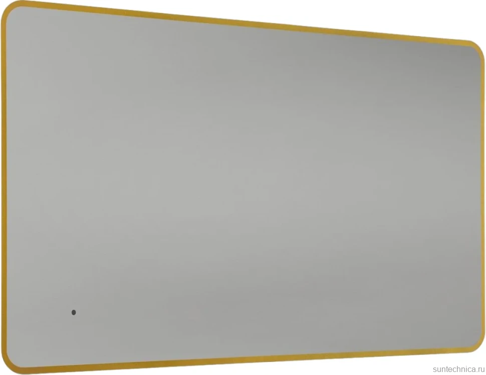 Зеркало Art&Max Siena S 60х100 золото, с LED-подсветкой, 6000К