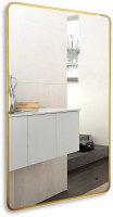 Зеркало Art&Max Siena S 60х100 золото, с LED-подсветкой, 6000К