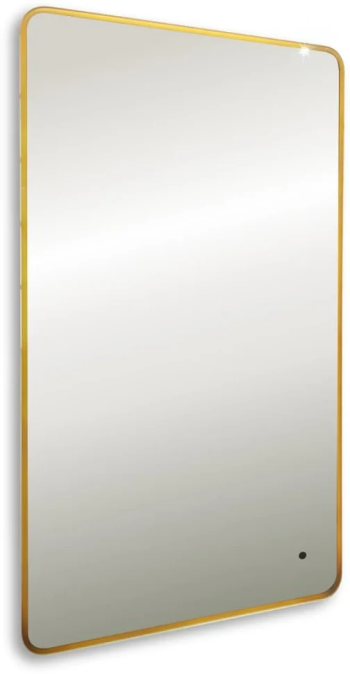 Зеркало Art&Max Siena S 60х100 золото, с LED-подсветкой, 6000К