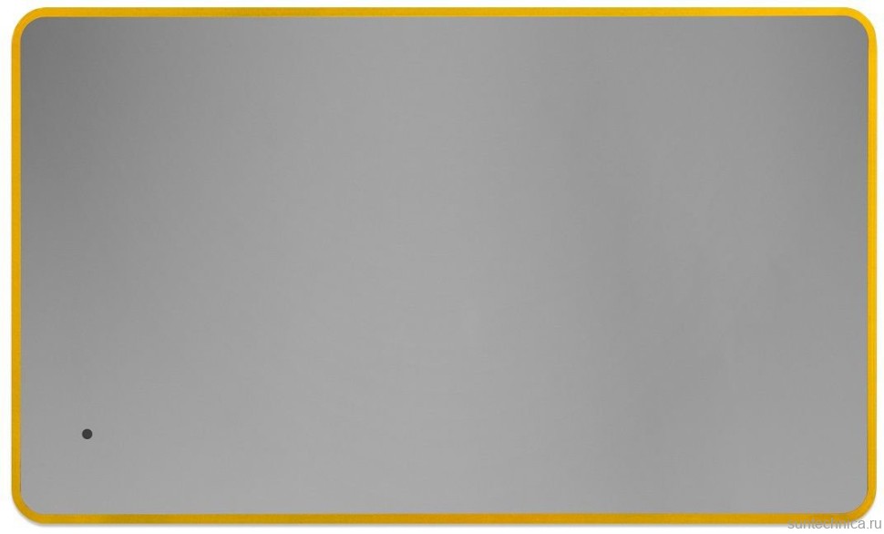 Зеркало Art&Max Siena S 60х100 золото, с LED-подсветкой, 6000К