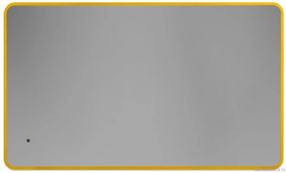 Зеркало Art&Max Siena S 60х100 золото, с LED-подсветкой, 6000К