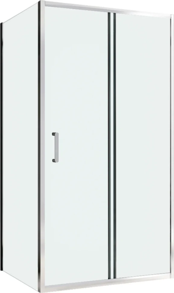 Душевой уголок Abber Schwarzer Diamant AG301505-S905 150x90, профиль хром, стекло прозрачное