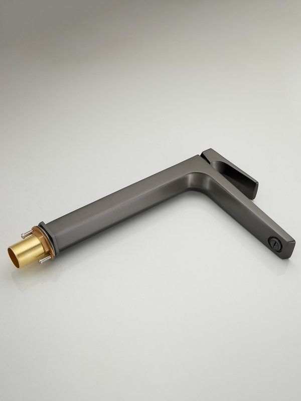 Смеситель для раковины Haiba HB11726-3 оружейная сталь