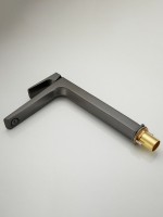 Смеситель для раковины Haiba HB11726-3 оружейная сталь