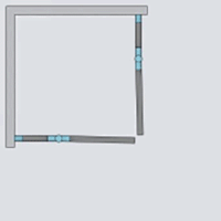 Душевой уголок Radaway Almatea KDD 100x100