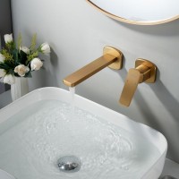 Смеситель для раковины/умывальника встраиваемый Shevanik S9941G, золотой сатин