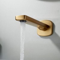 Смеситель для раковины/умывальника встраиваемый Shevanik S9941G, золотой сатин