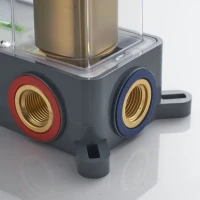 Смеситель для раковины/умывальника встраиваемый Shevanik S9941G, золотой сатин