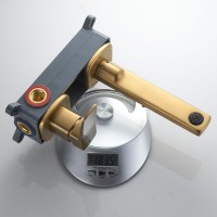 Смеситель для раковины/умывальника встраиваемый Shevanik S9941G, золотой сатин