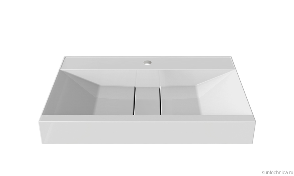 Тумба с раковиной Belux Базель 80 напольная, лаванда