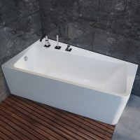 Акриловая ванна 1MarKa Direct L Премиум 170x100 см, угловая, левая, пристенная, белая, асимметричная, с каркасом, с экраном, с сиденьем, со сливом-переливом