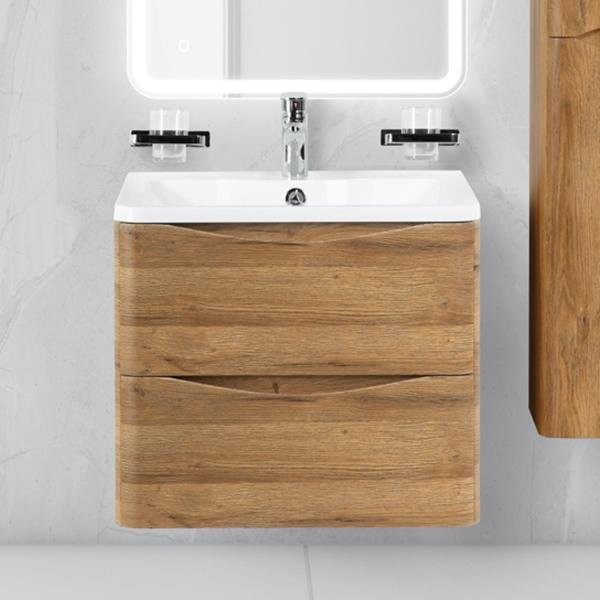 Тумба под раковину BelBagno Acqua 60 подвесная, rovere rustico