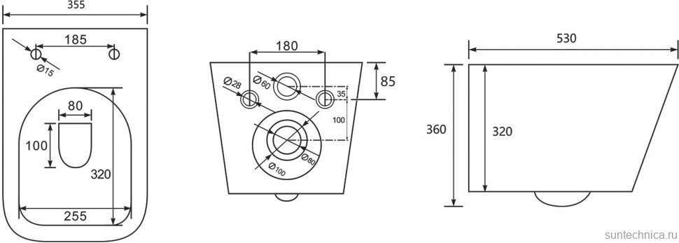 Унитаз подвесной Abber Bequem AC1201MBE безободковый, с микролифтом, матовый светло-бежевый