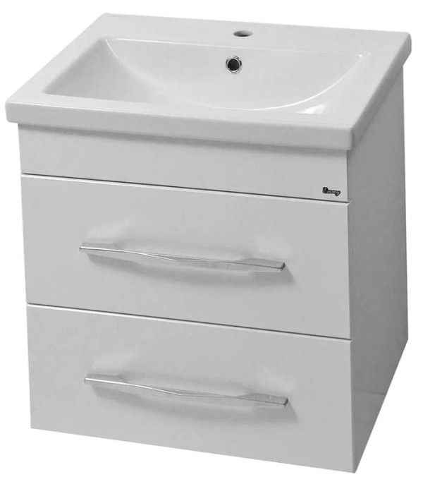 Тумба с раковиной Emmy Рокард 70 подвесная, белая